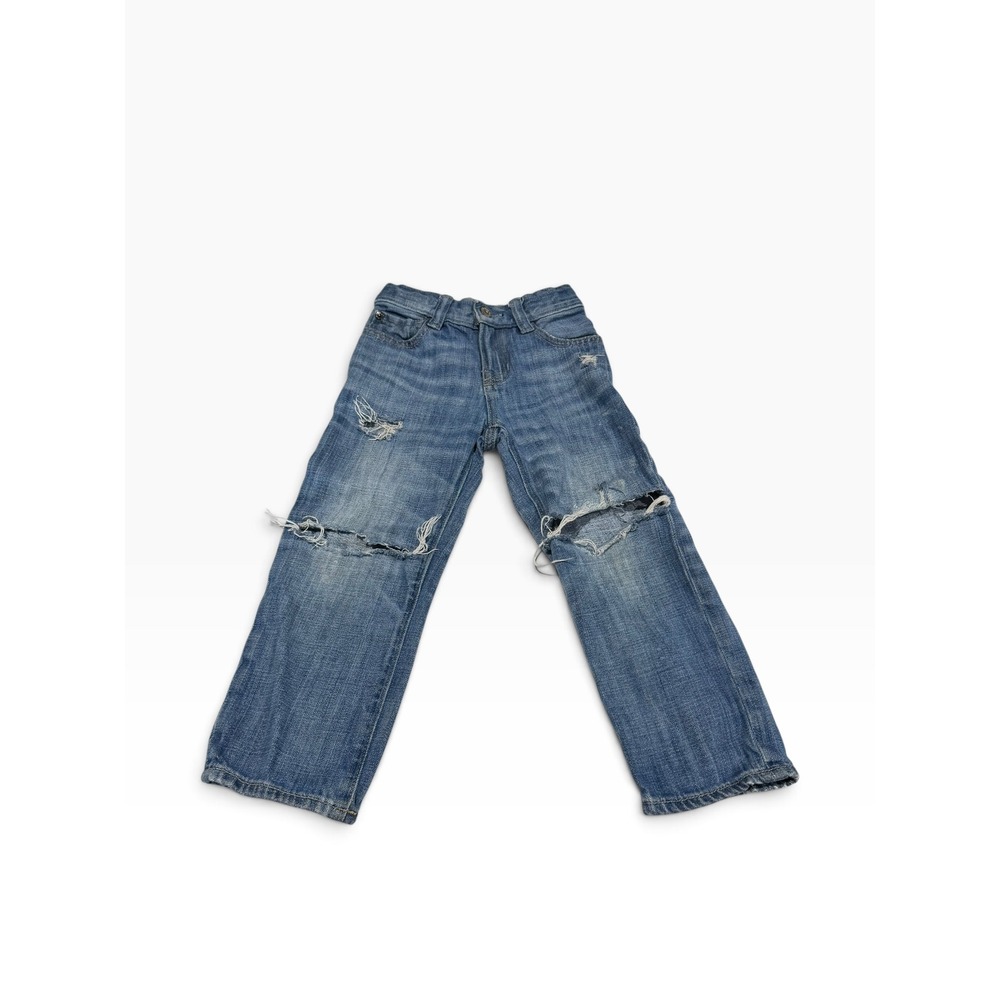 Baby Gap 1969 Loose Fit Distressed Blue Jeans Kids Size 3 Years Medium Wash